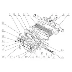 Radiator cover - Блок «187-1013000 Радиатор в сборе»  (номер на схеме: 1)
