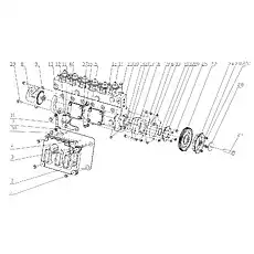 Fuel Injection Pump Assembly - Блок «G6000-1111000 Форсунки топливного насоса в сборе»  (номер на схеме: 14)