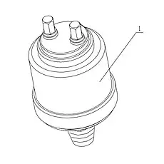 Oil pressure sensor - Блок «Датчики»  (номер на схеме: 1)