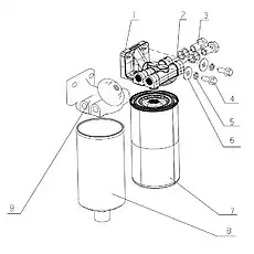 Articulated bolt M16x1.5 - Блок «J5600-1105000 Топливный фильтр в сборе»  (номер на схеме: 3)