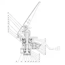 valve piece - Блок «Воздушный тормозной клапан»  (номер на схеме: 17)