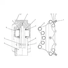 Seal-Rectangle - Блок «Тормоз Z5EII0501»  (номер на схеме: 5)
