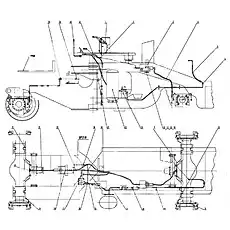 Hose 13 - Блок «Система торможения Z50E09T46»  (номер на схеме: 5)