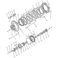 O-образное кольцо 51×3,5 GB/T1235-1976 - Блок «Муфта переднего хода (004904015A0200000)»  (номер на схеме: 26)