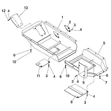 Болт M16×30-10,9 GB/T5783-2000 - Блок «Нижний защитный кожух (004904056A0000000)»  (номер на схеме: 7)