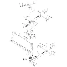 Гайка M12 GB/T889.1-2000 - Блок «Прямой отвал (004904071J0000000) - 2»  (номер на схеме: 17)