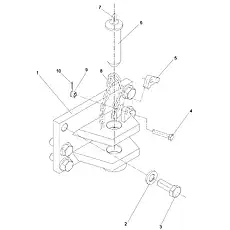 Болт M12×1,5×65-10,9 GB/T31.3-1988 - Блок «Тяговая рама (004904069A0000000)»  (номер на схеме: 4)