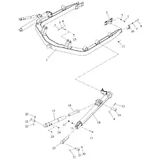 Масленка R1/8 GB/T25618.1 - Блок «Угловой отвал (004904071B0000000) - 2»  (номер на схеме: 23)