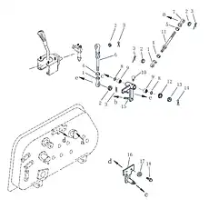 Гайка M10×1,25-8 GB/T6170-2000 - Блок «Управление рыхлителем (004904035A0000000) - 2»  (номер на схеме: 4)