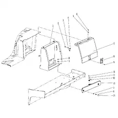 Болт M12×30 GB/T5783-2000 - Блок «Аккумуляторный ящик (004903055A4200001)»  (номер на схеме: 6)