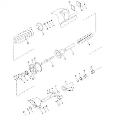 Болт M20×60-10,9 GB/T5783-2000 - Блок «Буферная пружина (004903130A0000000)»  (номер на схеме: 22)