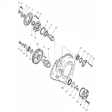 Подшипник NJ415/C4 GB/T283-2007 - Блок «Концевая передача (004903027A0000000) (1/3)»  (номер на схеме: 7)