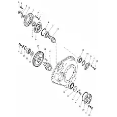 Болт M12×30-10,9 GB/T5783-2000 - Блок «Концевая передача (004903127A0000000) (1/3)»  (номер на схеме: 4)