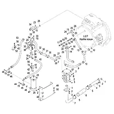 Фильтр тонкой очистки - Блок «Масляный контур для переключения передач и преобразования крутящего момента (004903049A0000002) (1/2)»  (номер на схеме: 47)