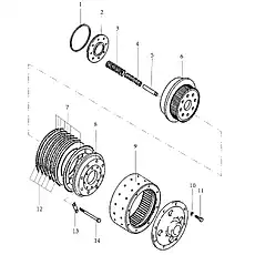 Болт M18×50-10,9 GB/T5783-2000 - Блок «Муфта поворота (004903022B0000000)»  (номер на схеме: 11)