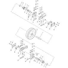 Болт M12×35-10,9 GB/T5783-2000 - Блок «Направляющее колесо (004903130A0220000)»  (номер на схеме: 7)