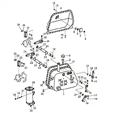 Гайка M10-10 GB/T889-1986 - Блок «Рабочий маслобак (004903060A0200001) (1/2)»  (номер на схеме: 8)