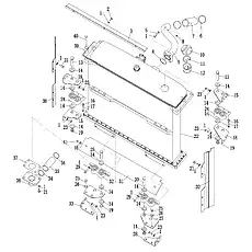 Болт M12×20-10,9 GB/T5783-2000 - Блок «Радиатор (004903003A0000000)»  (номер на схеме: 2)