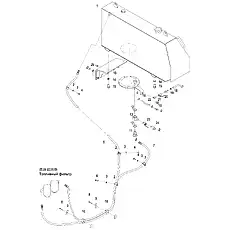 Двухходовая труба - Блок «Трубопровод топливного бака (004903004A0000002)»  (номер на схеме: 24)