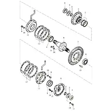 Гайка M18×1,5-10 GB/T6171-2000 - Блок «Центральный привод (004903022B0000000)»  (номер на схеме: 13)