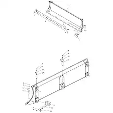 Болт M14×35-10,9 - Блок «Угловой отвал (004903071D0000000)»  (номер на схеме: 8)