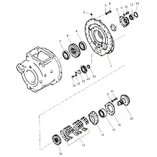 Шайба 12 - Блок «Задняя крышка коробки передач (004903015A0200000)»  (номер на схеме: 5)