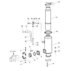 Air Intake And Exhaust Assembly (004906202A0000000) (2/2)