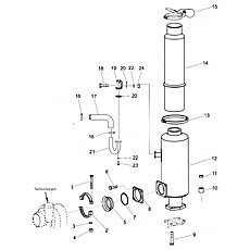 Air Intake And Exhaust Assembly (004906202C0000000) (2/2)