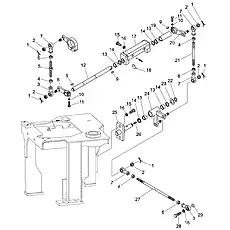 Bolt M12×1.5×40-­10.9 GB/T 5783-2000 - Блок «Blade Control Linkage (004906234A0000001)»  (номер на схеме: 28)