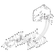 Blade Lift Piping (004906052A0000001) (1/2)