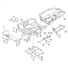 Nut M27 GB/T6178-1986 - Блок «Bottom Cover (004906256A0000000)»  (номер на схеме: 14)