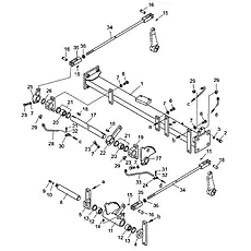 Clip - Блок «Brake Linkage (004906241A0000000)»  (номер на схеме: 30)