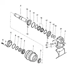 O-Ring 64.7×3.5 - Блок «Carrier Roller (004902030A1200000)»  (номер на схеме: 12)