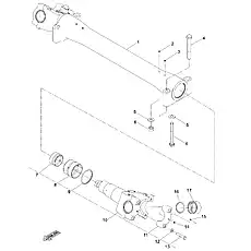 Nut M27-10 GB/T6170-2000 - Блок «Cylinder Support (004906059A0000000)»  (номер на схеме: 6)