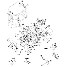 Mounting Plate TY320C.06YB.19 - Блок «Electronic System (combination instrument) (004906277B0000000) (1/2)»  (номер на схеме: 19)