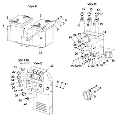 Bracket TY320C.06YB.12 - Блок «Electronic System (VDO) (004906277A0000001) (2/2)»  (номер на схеме: 5)