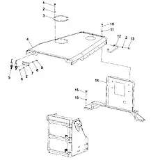 Bolt M10×25-10.9 GB/T5783-2000 - Блок «Engine Hood (004906054A1000000) 1»  (номер на схеме: 9)