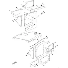 Bolt M12×40-10.9 GB/T5783-2000 - Блок «Engine Hood (004906054A1000000) 2»  (номер на схеме: 2)