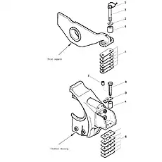 Lock Plate - Блок «Engine Mounting (004902001B0000000) (2/2)»  (номер на схеме: 9)