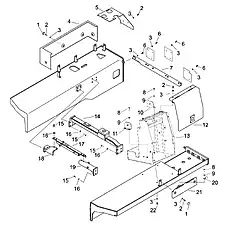 Bracket - Блок «Fender (004906255A0000000) (3/3)»  (номер на схеме: 13)