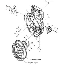 Flywheel And Flywheel Housing (004902007A0000000)