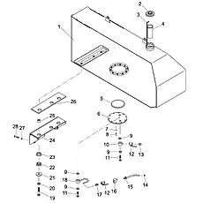 Washer 24 - Блок «Fuel Tank (004906204A0000001)»  (номер на схеме: 20)