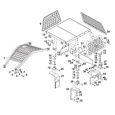 Hexastyle Roll-over Protective Cab (004906297C0000000)