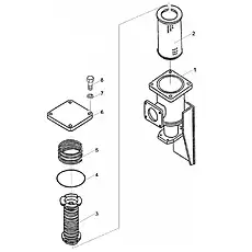 Magnet Assembly - Блок «Oil Filter (004902048A1400000)»  (номер на схеме: 3)