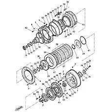 Sun Gear 175-15-42131 - Блок «Planetary Gear And Shaft (2/2)»  (номер на схеме: 16)