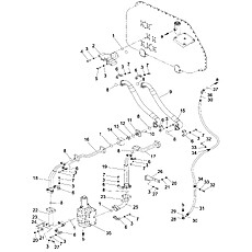 Ripper Piping (004902087A0000001) (1/2)