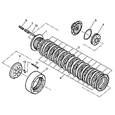 Spring (Small) - Блок «Steering Clutch (004902022A0000000)»  (номер на схеме: 8)