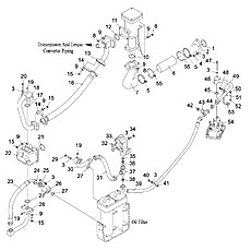 Steering Oil Piping (004906248A0000001) (1/2)