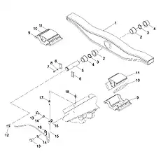 Plate - Блок «Suspension System (004902050A0000000)»  (номер на схеме: 6)