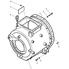 Dowel Pin 12×28 04020-01228 - Блок «Transmission Case»  (номер на схеме: 4)